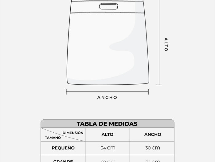 <h2>Medida estándar recomendada</h2>